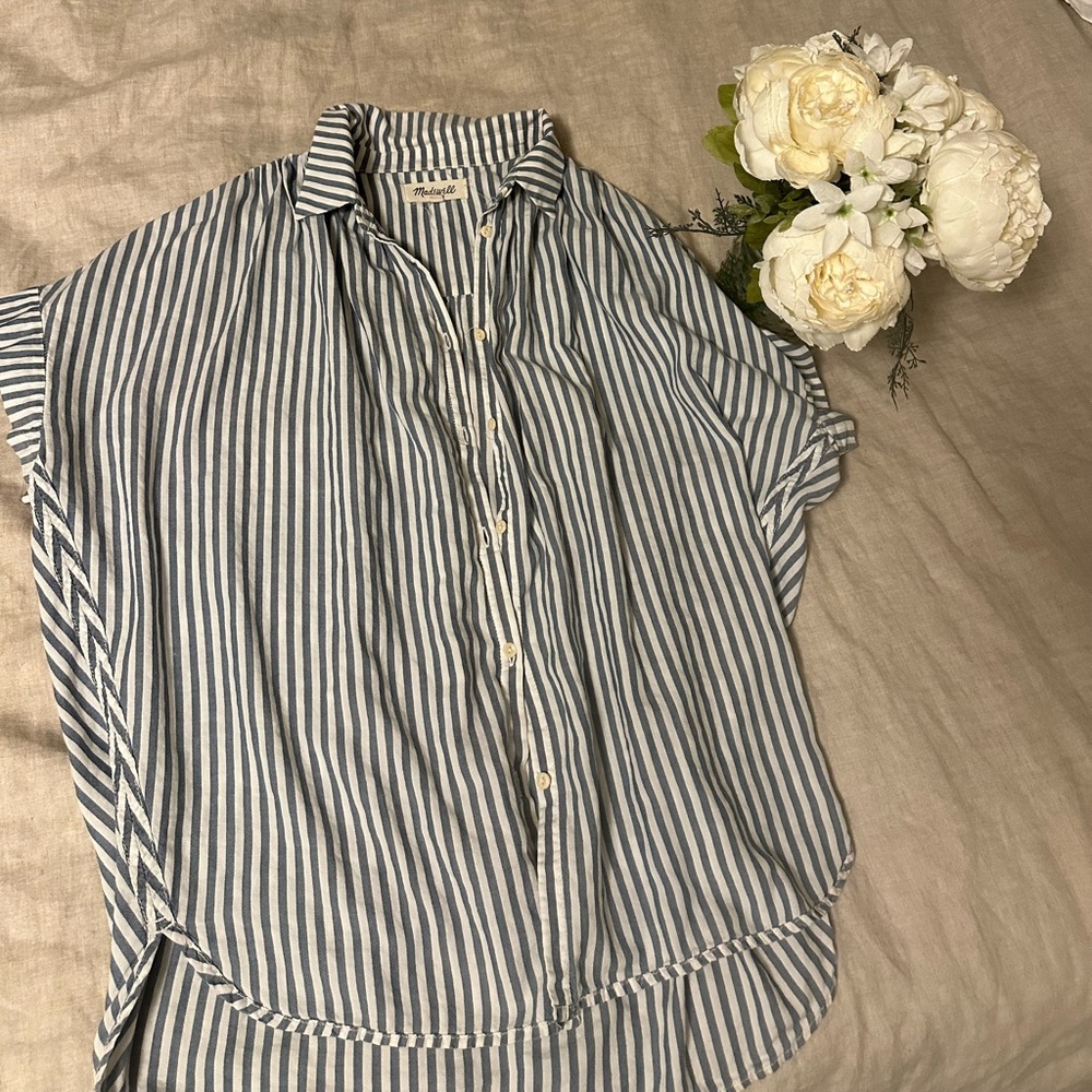 Madewell striped blouse